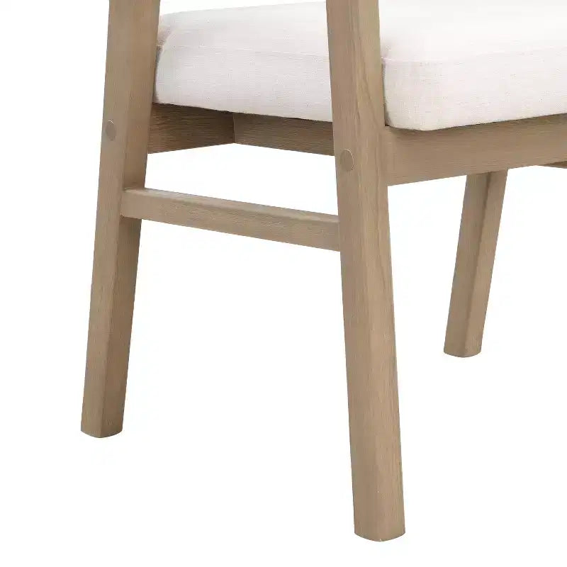 Set da Pranzo da 7 Pezzi Christopher Knight Home Gween Farmhouse con Sedie in Rattan Imbottite in Legno di Gomma
