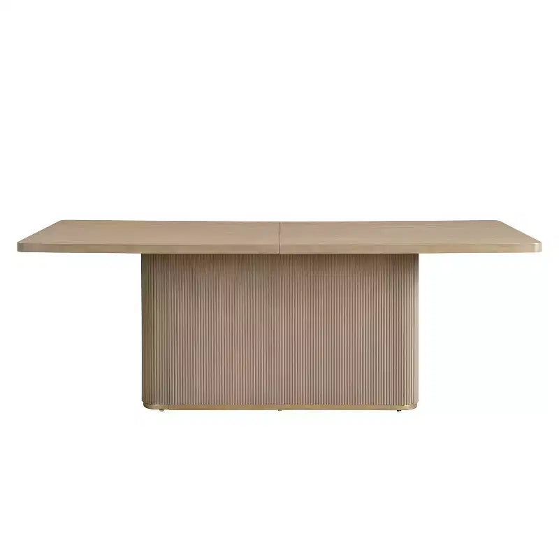 Set da Pranzo da 7 Pezzi Christopher Knight Home Gween Farmhouse con Sedie in Rattan Imbottite in Legno di Gomma
