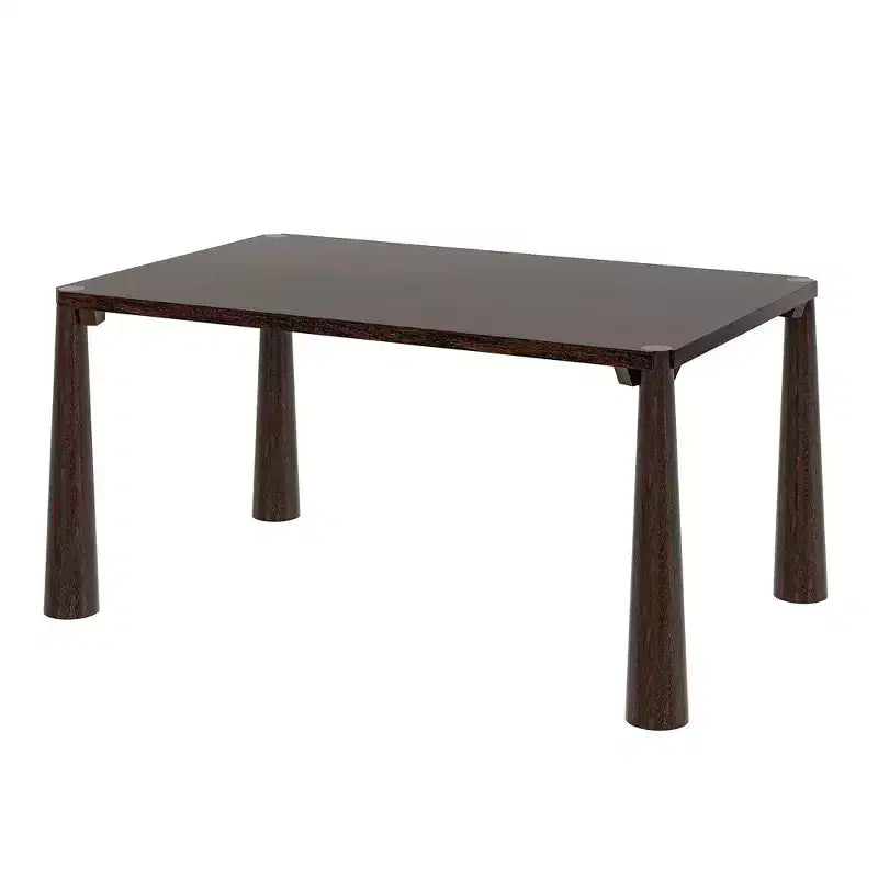 Set da pranzo retrò Whisen da 7 pezzi con sedie imbottite