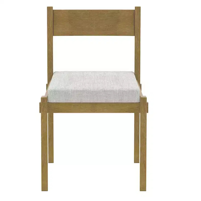 Set da pranzo retrò Whisen da 7 pezzi con sedie imbottite