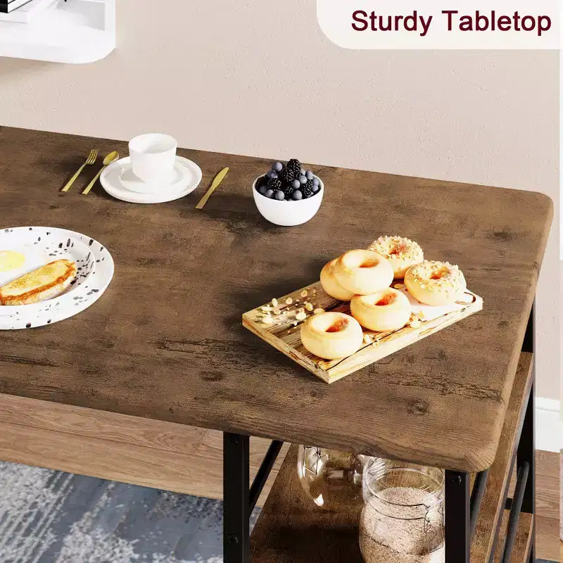 1 tavolo da pranzo e 2 sedie alte, set da pranzo bar, facile da montare, set da tavolo moderno e compatto per cucina, sala da pranzo, piccoli spazi, mobili per la casa