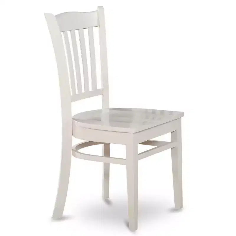 Set HomeStock da 5 Pezzi Tavolo da Cucina e Sedie Include un Tavolo da Pranzo Rotondo con Ante a Ribalta e 4 Sedie da Pranzo, 42x42 Pollici, Bianco Lino