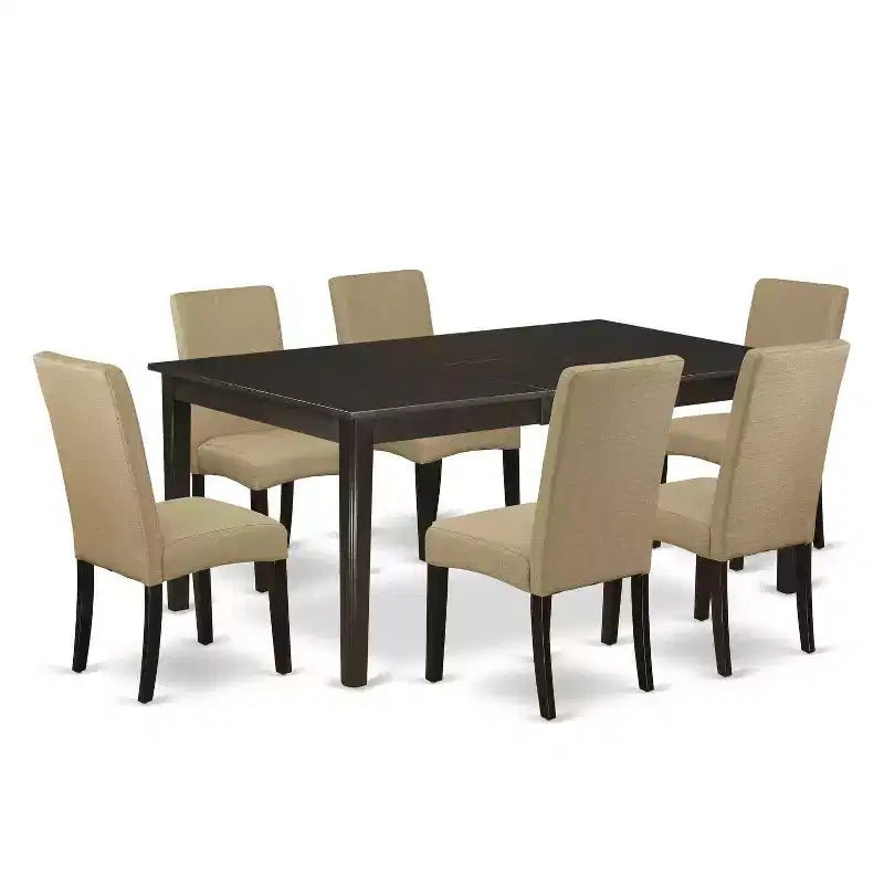 Set Tavolo da Pranzo in Legno Massello HomeStock