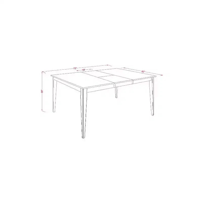 Set Tavolo da Pranzo in Legno Massello HomeStock
