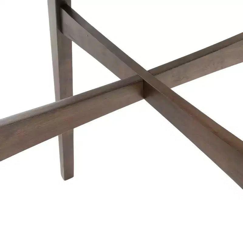 Set da bar 5 pezzi rivestito in tessuto Elise Mid-Century Modern di GDFStudio