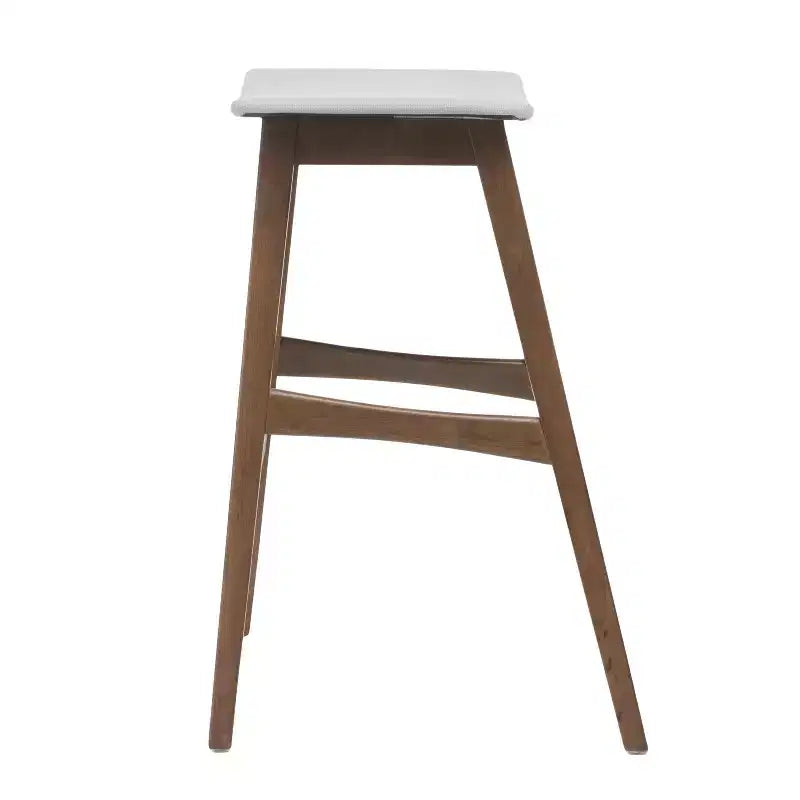 Set da bar 5 pezzi rivestito in tessuto Elise Mid-Century Modern di GDFStudio