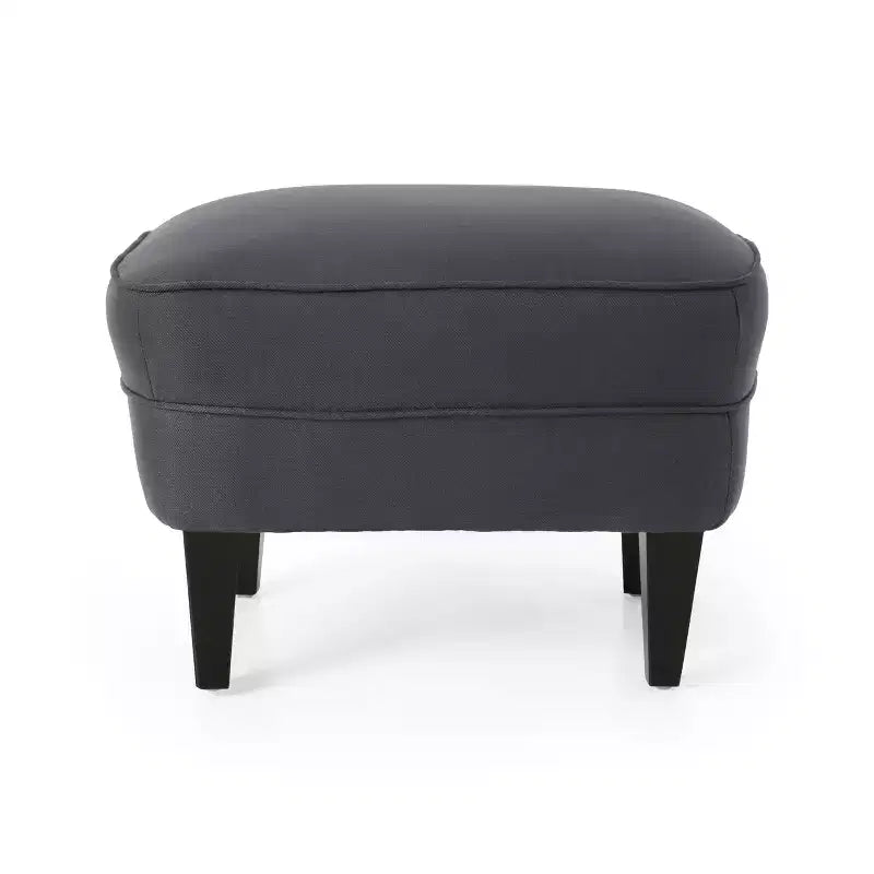 GDFStudio Jaxen Contemporary Fabric Tufted Club Chair and Ottoman Set