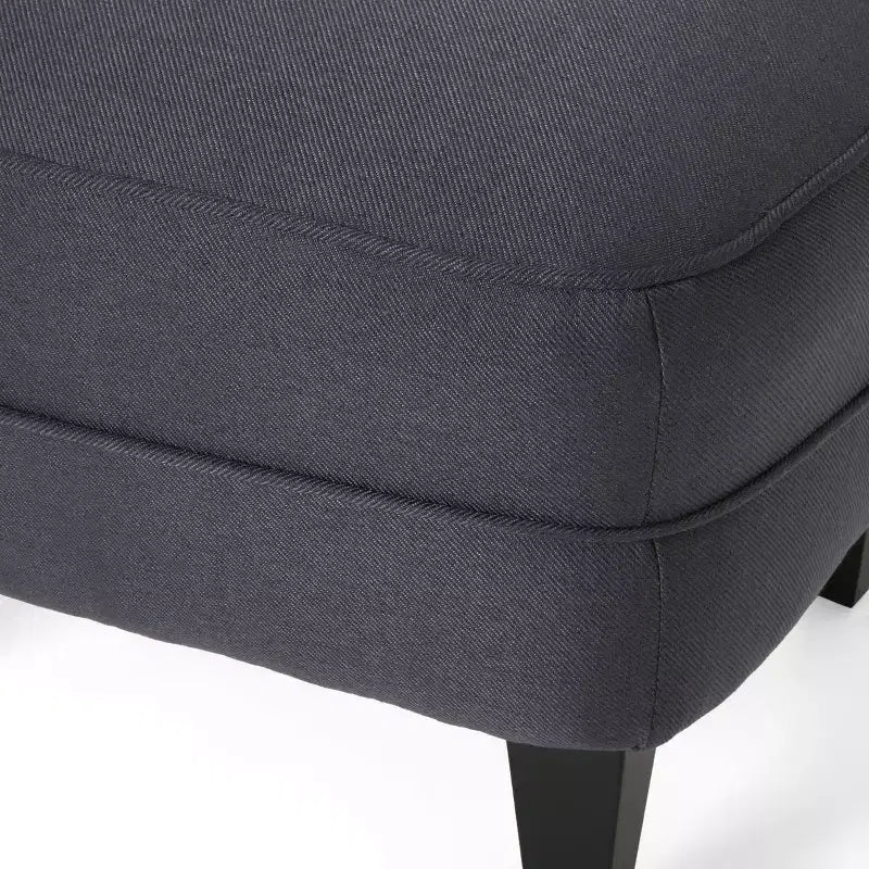 GDFStudio Jaxen Contemporary Fabric Tufted Club Chair and Ottoman Set