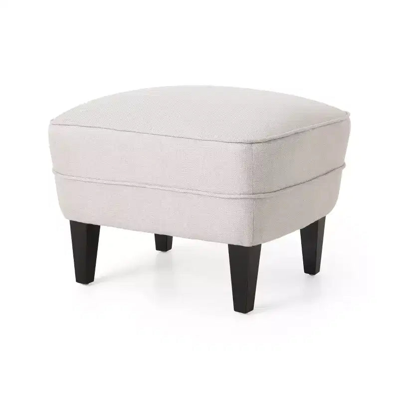 GDFStudio Jaxen Contemporary Fabric Tufted Club Chair and Ottoman Set