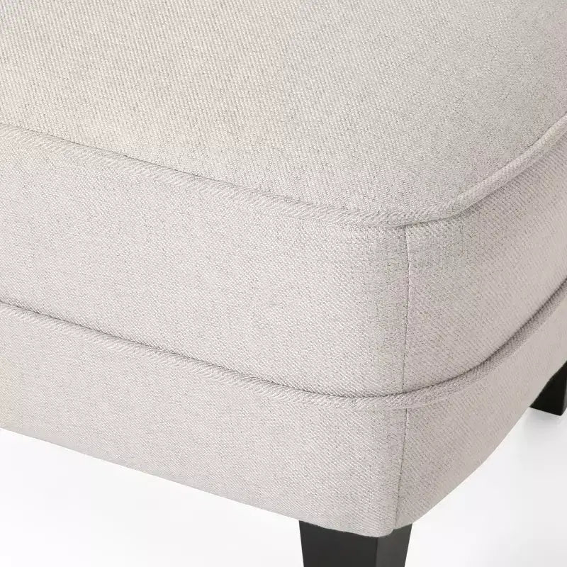 GDFStudio Jaxen Contemporary Fabric Tufted Club Chair and Ottoman Set