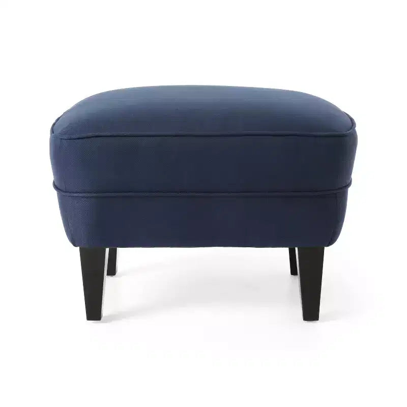 GDFStudio Jaxen Contemporary Fabric Tufted Club Chair and Ottoman Set