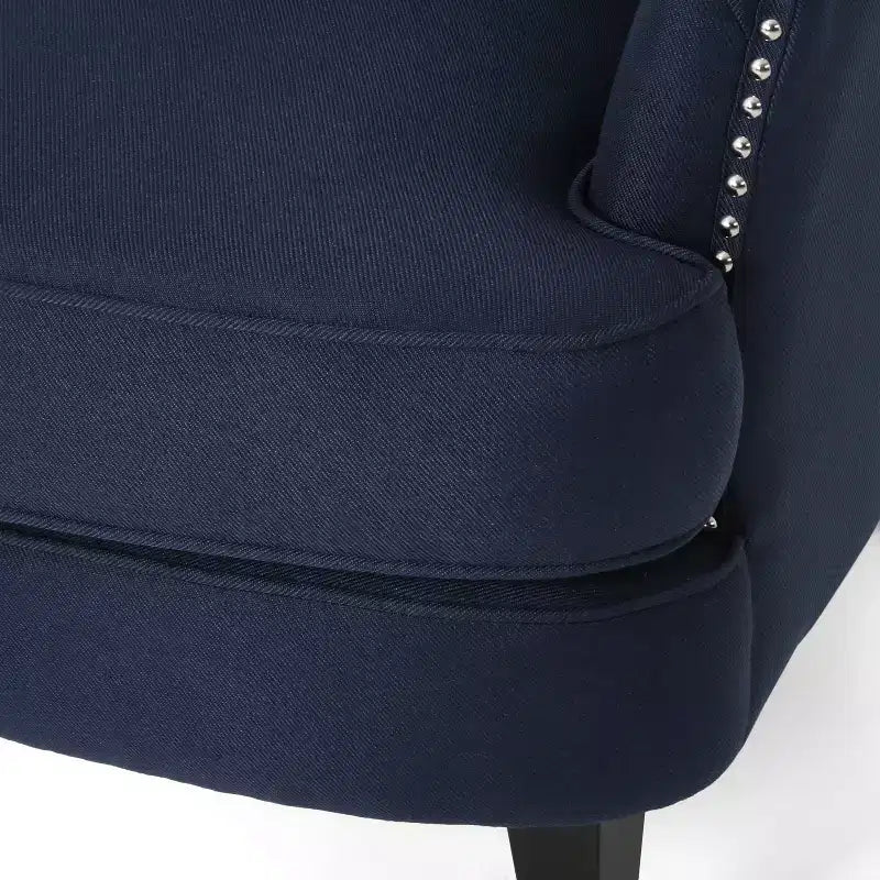 GDFStudio Jaxen Contemporary Fabric Tufted Club Chair and Ottoman Set
