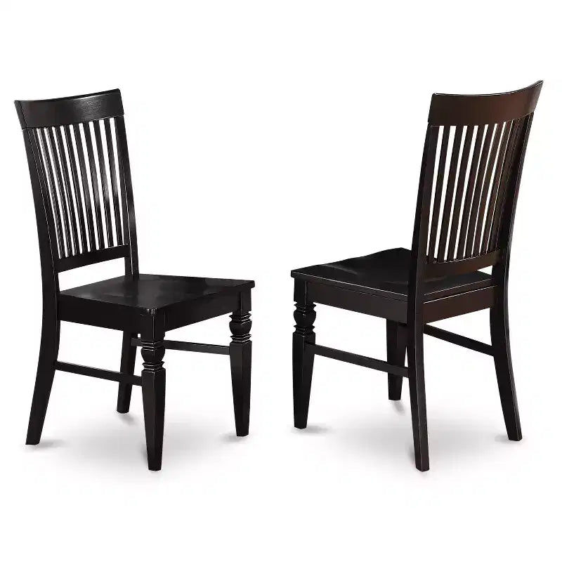 Set tavolo da pranzo HomeStock Belmont - Tavolo da cucina e sedie, nero