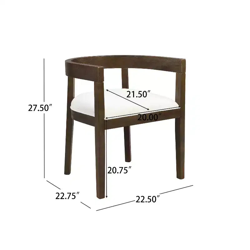 Christopher Knight Home Adriana set da pranzo contemporaneo di 7 pezzi in legno di gomma imbottito con tavolo rettangolare di grandi dimensioni