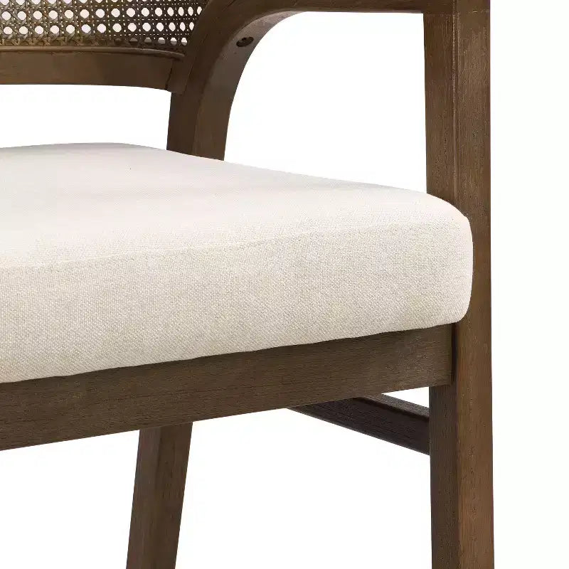 Christopher Knight Home Grace Set da pranzo contemporaneo 7 pezzi in legno di gomma e rattan con tavolo rettangolare di grandi dimensioni