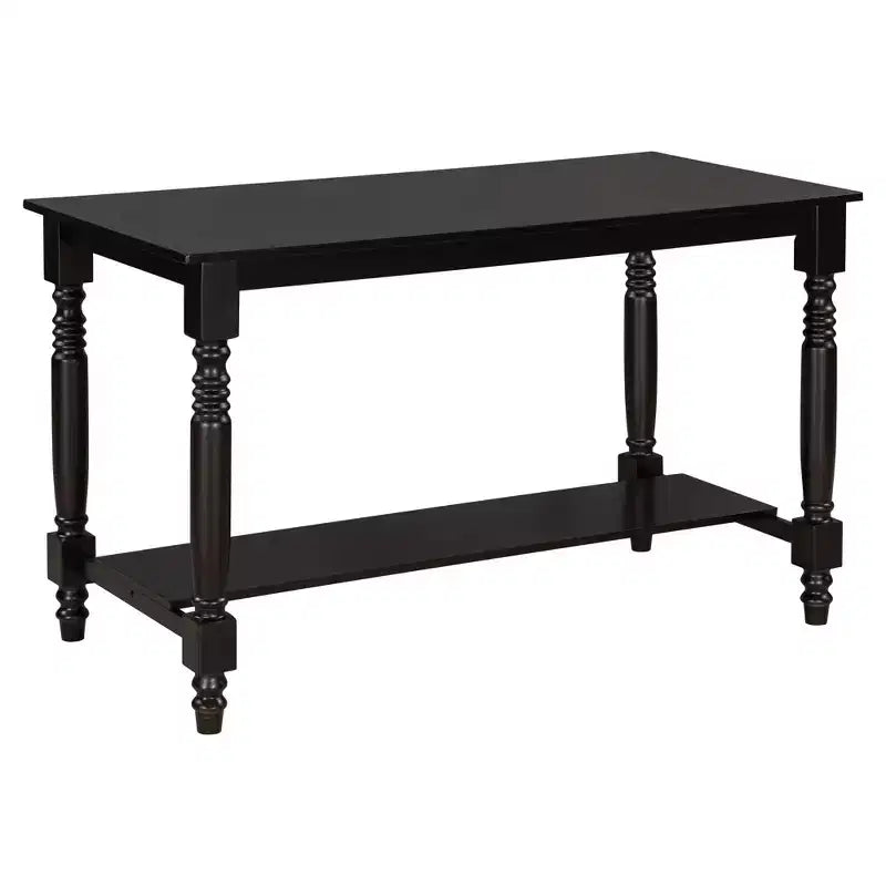 Set da pranzo da 6 pezzi altezza bancone stile rustico, tavolo rettangolare con ripiano, 4 sedie e panca