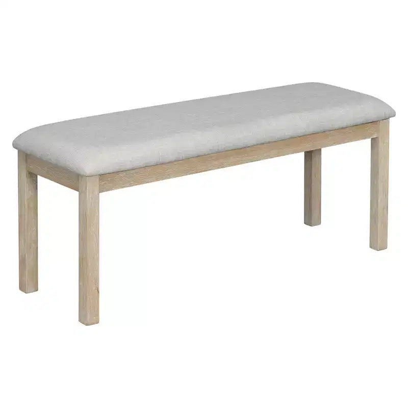Set tavolo da pranzo per 6 con piano effetto legno, set tavolo da cucina con sedie e panca