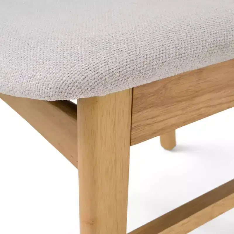 Christopher Knight Home Bryner set da pranzo di 5 pezzi in legno rivestito in tessuto moderno di metà secolo