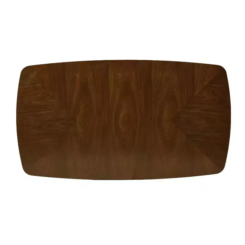 Christopher Knight Home Volgrun, set da pranzo di 5 pezzi in legno di gomma e tessuto, stile moderno di metà secolo