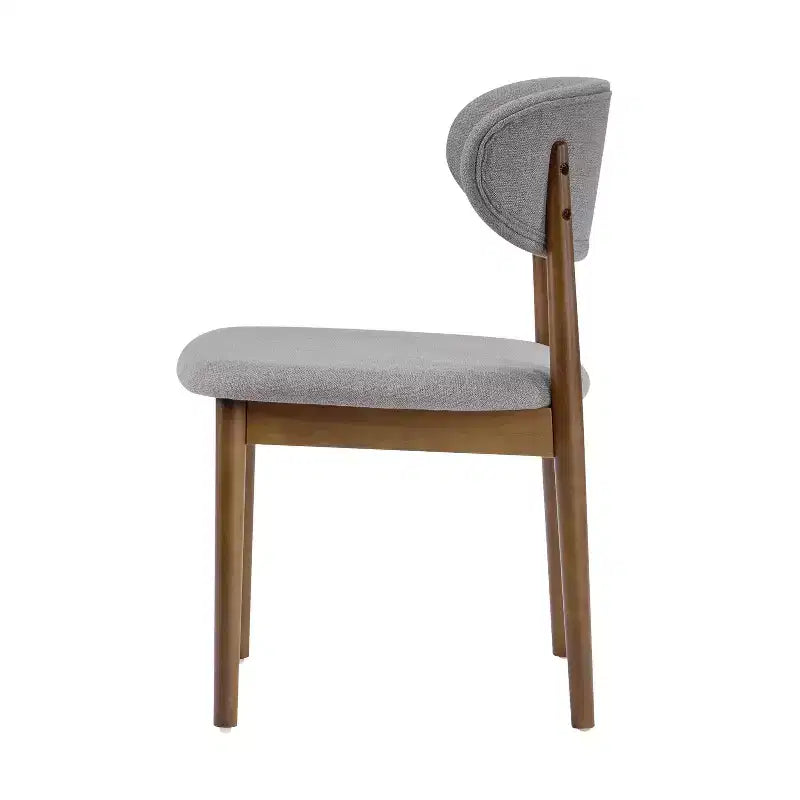 Christopher Knight Home Volgrun, set da pranzo di 5 pezzi in legno di gomma e tessuto, stile moderno di metà secolo