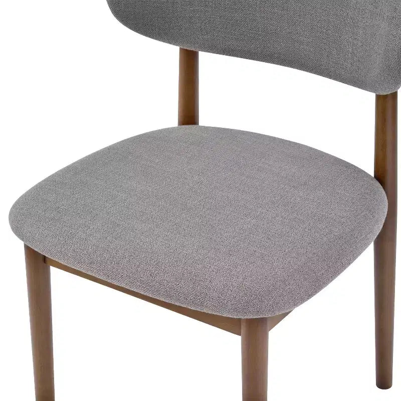 Christopher Knight Home Volgrun, set da pranzo di 5 pezzi in legno di gomma e tessuto, stile moderno di metà secolo