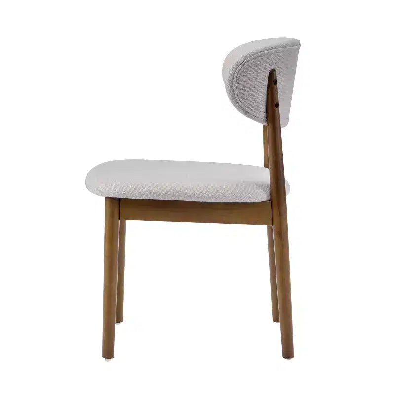 Christopher Knight Home Volgrun, set da pranzo di 5 pezzi in legno di gomma e tessuto, stile moderno di metà secolo