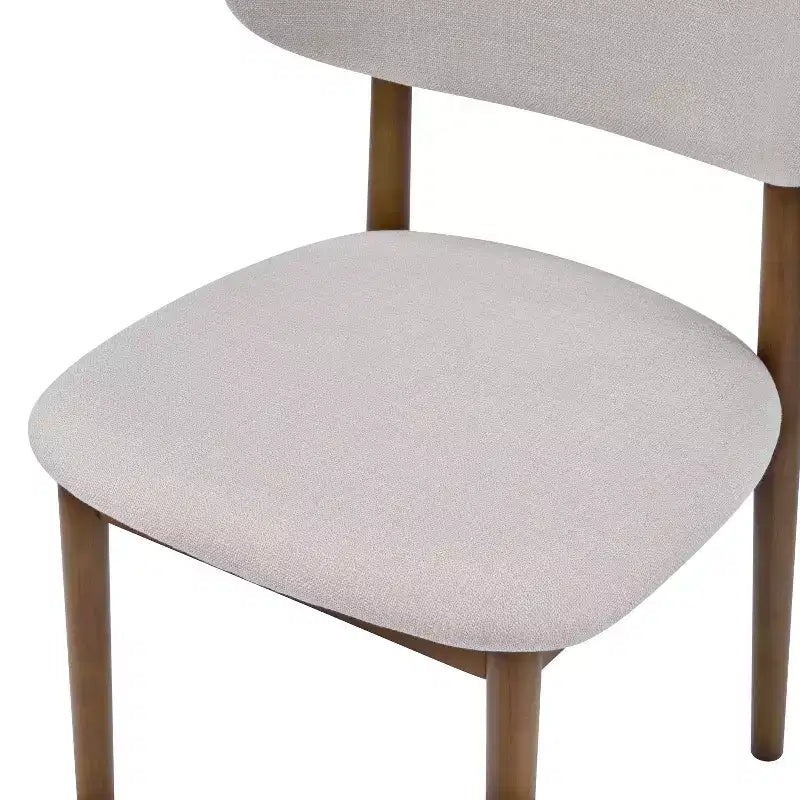 Christopher Knight Home Volgrun, set da pranzo di 5 pezzi in legno di gomma e tessuto, stile moderno di metà secolo