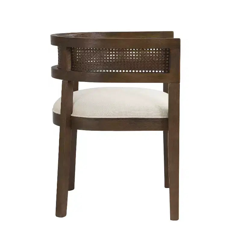 Christopher Knight Home Althara Set da Pranzo Contemporaneo da 7 Pezzi in Rattan e Legno di Gomma, Imbottito, con Tavolo Grande