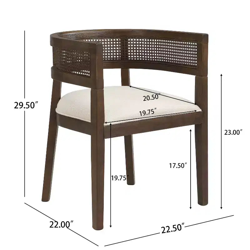 Christopher Knight Home Althara Set da Pranzo Contemporaneo da 7 Pezzi in Rattan e Legno di Gomma, Imbottito, con Tavolo Grande