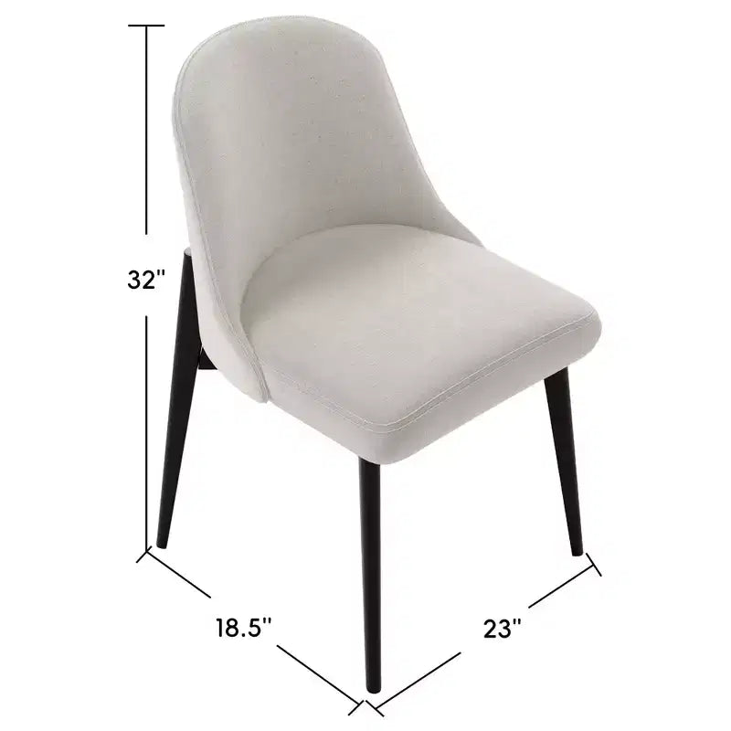 PexFix 52 Set Tavolo da Pranzo Rotondo Moderno con 6 Sedie Imbottite Piano in Legno Testurizzato Noce Base a Piedistallo Pieghettata Sedute Beige per Cucina Sala da Pranzo