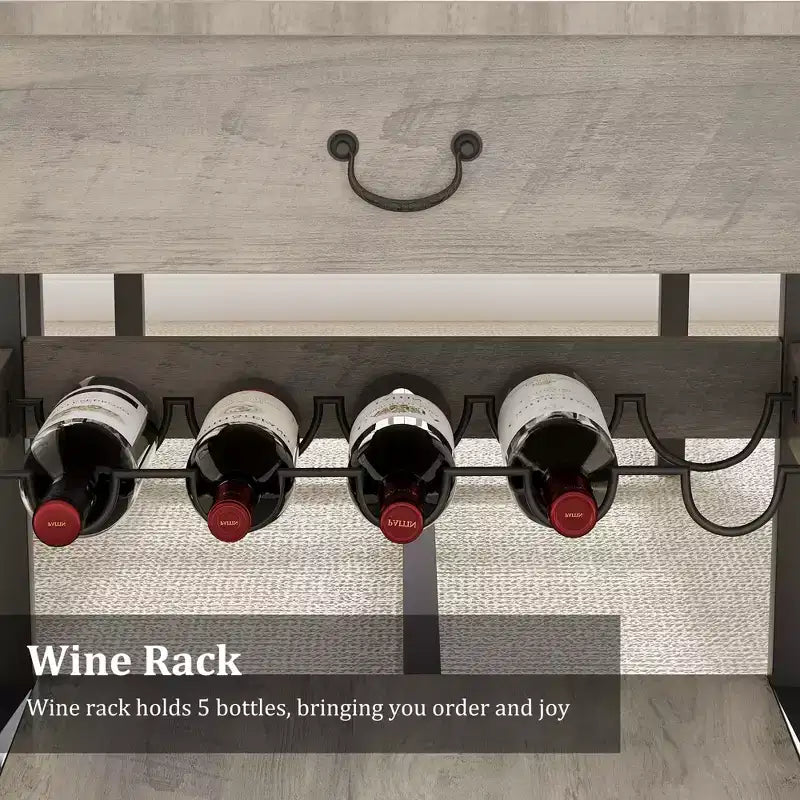 Set tavolo da pranzo per 4 persone, set da pranzo rustico altezza bar con vani portaoggetti e panche imbottite, set tavolo da cucina/isola per bar di casa, pub