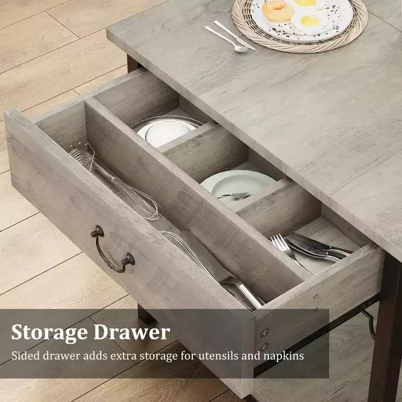 Set tavolo da pranzo per 4 persone, set da pranzo rustico altezza bar con vani portaoggetti e panche imbottite, set tavolo da cucina/isola per bar di casa, pub