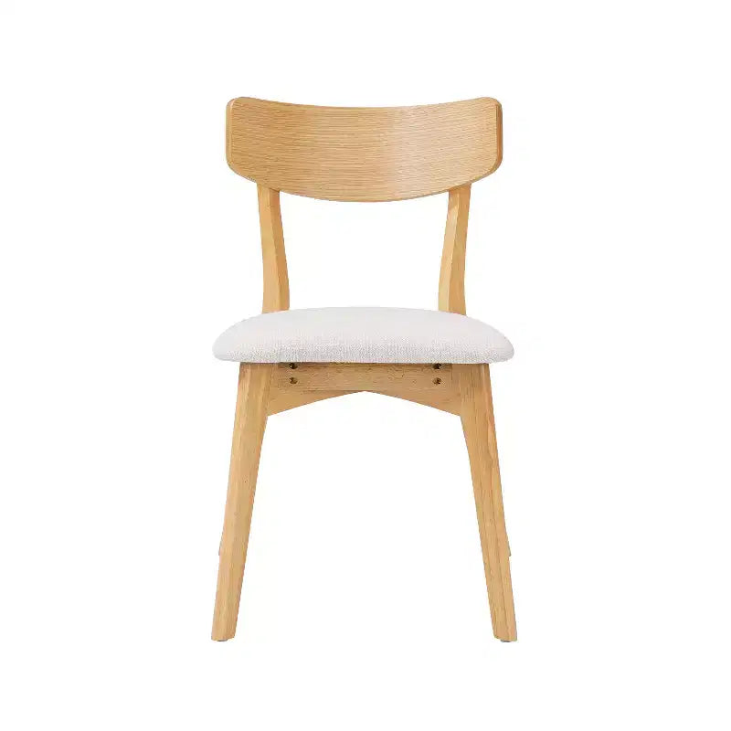 Christopher Knight Home Adrian Set da Pranzo 5 Pezzi Moderno Metà Secolo con Tavolo in Legno e Sedie Imbottite