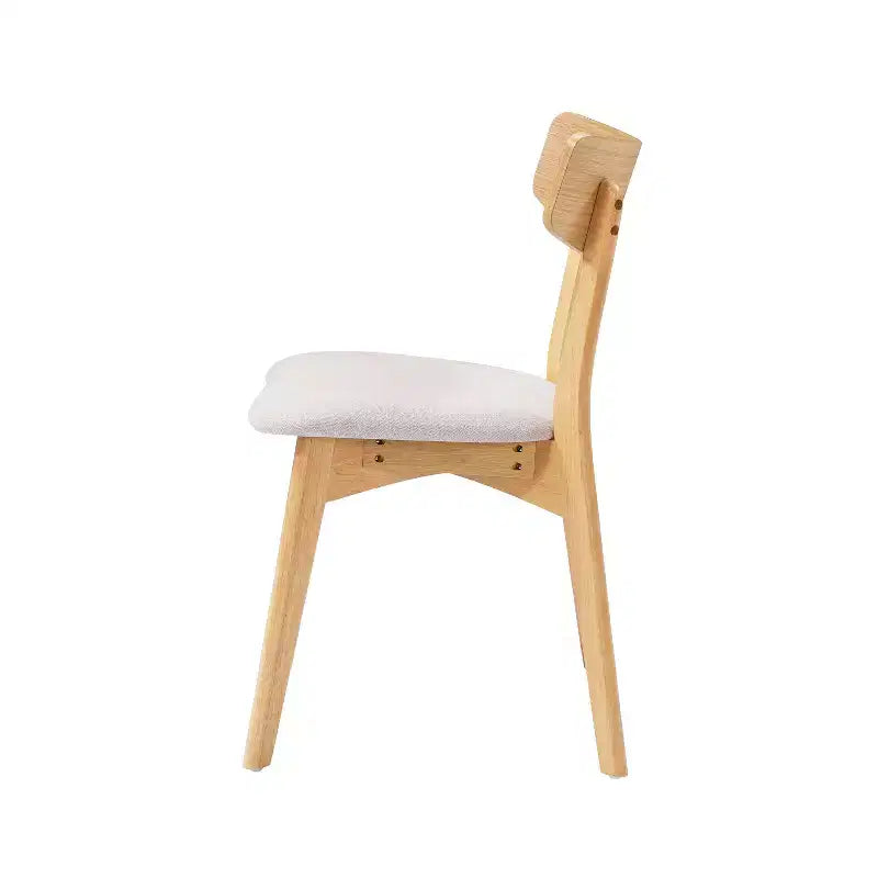 Christopher Knight Home Adrian Set da Pranzo 5 Pezzi Moderno Metà Secolo con Tavolo in Legno e Sedie Imbottite