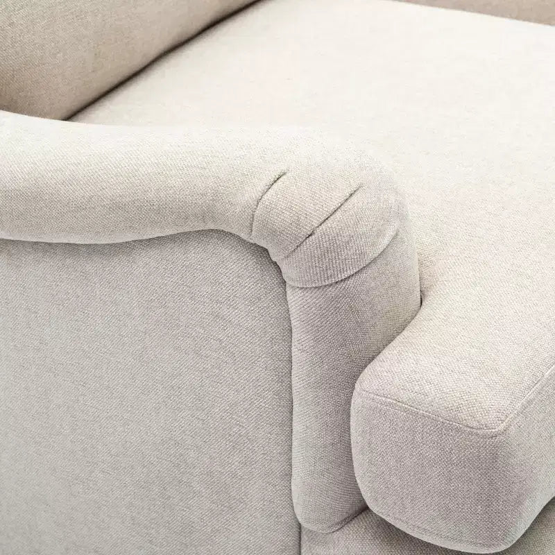 GDFStudio Candor modernes Set aus Polstersessel und Hocker