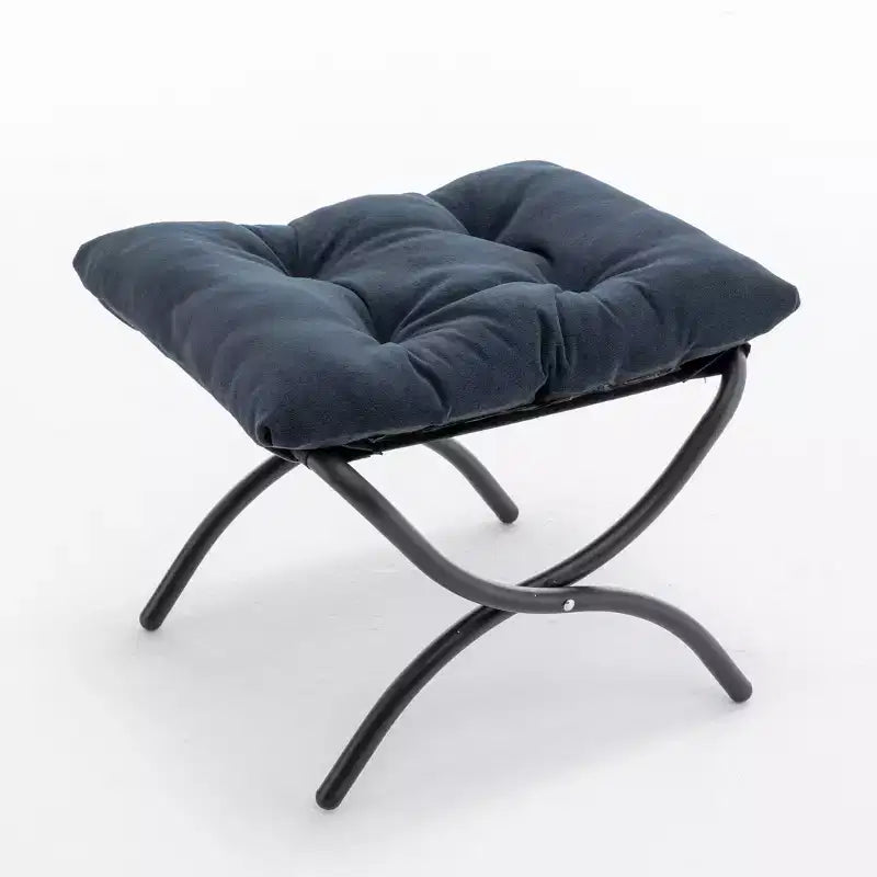 Poltrona reclinabile moderna Okak con poggiapiedi pouf, comoda sedia per il tempo libero per soggiorni, aree relax