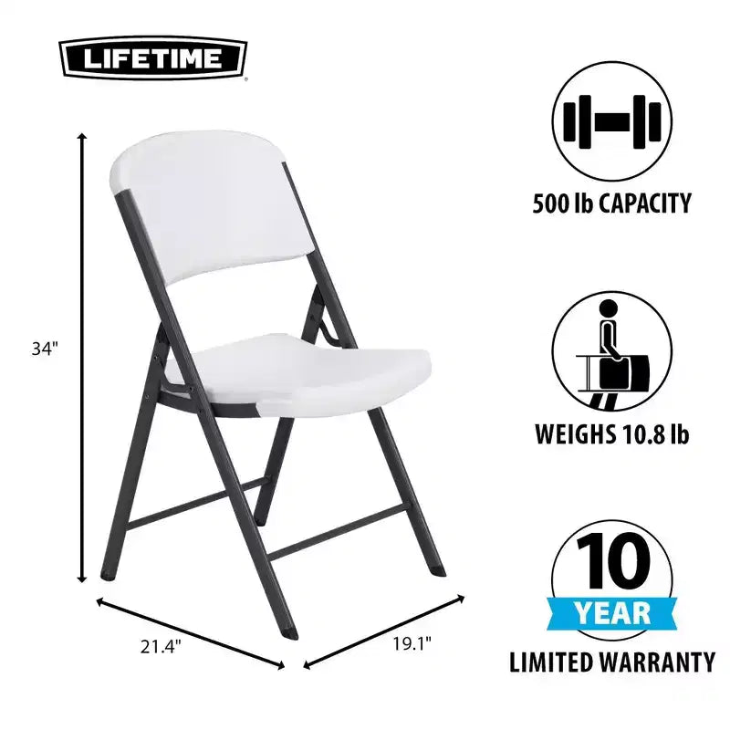 Set tavolo e sedie rotondo Lifetime da 60 pollici