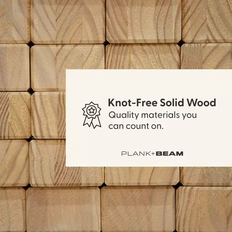 Tavolo alto da bancone moderno Plank and Beam + 2 sedie da bancone moderne (confezione da 2)