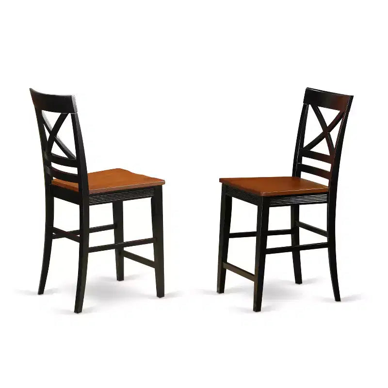 Set da tavolo altezza bancone - Set tavolo e sgabelli da bar per cucina - Design moderno 5 pezzi