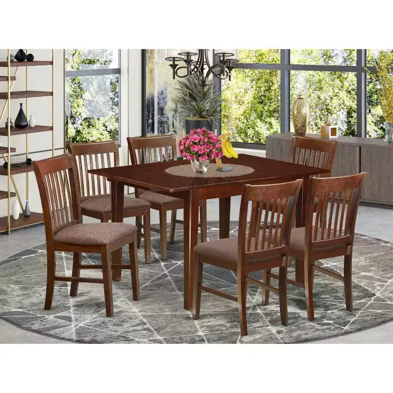 Set da pranzo Gothic Glamour - Tavolo da pranzo piccolo e sedie - Elegante arredamento per la casa