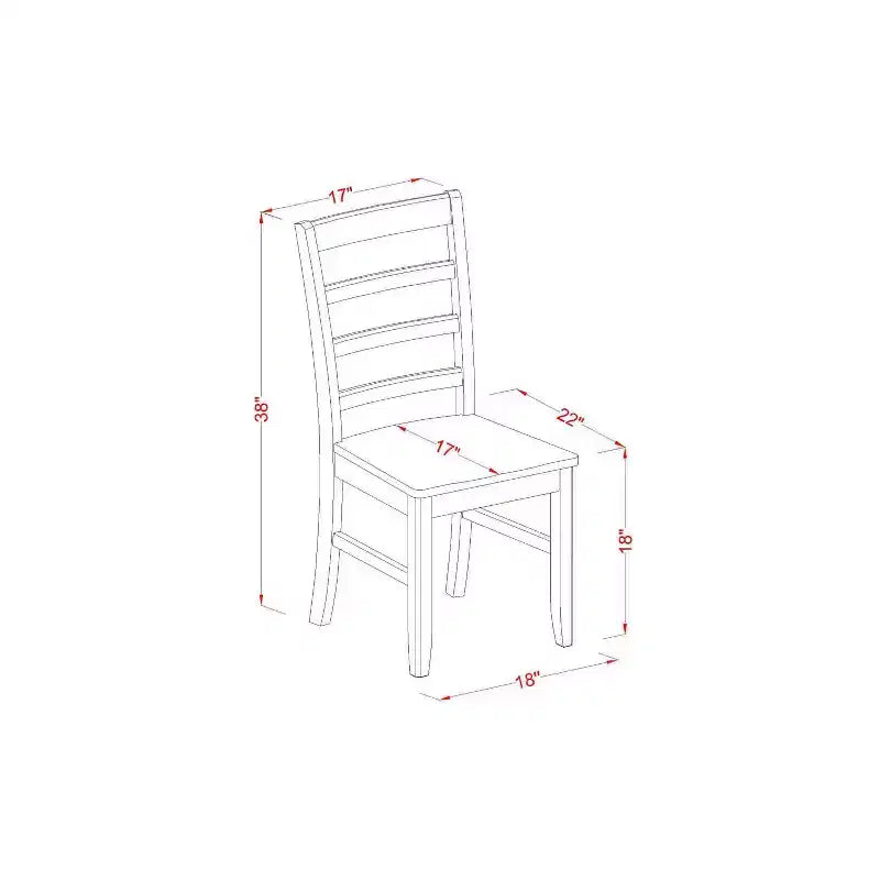 HomeStock Tavolo da pranzo ovale 5 pezzi con ripiano in legno massiccio finitura nera e ciliegio e 4 sedie