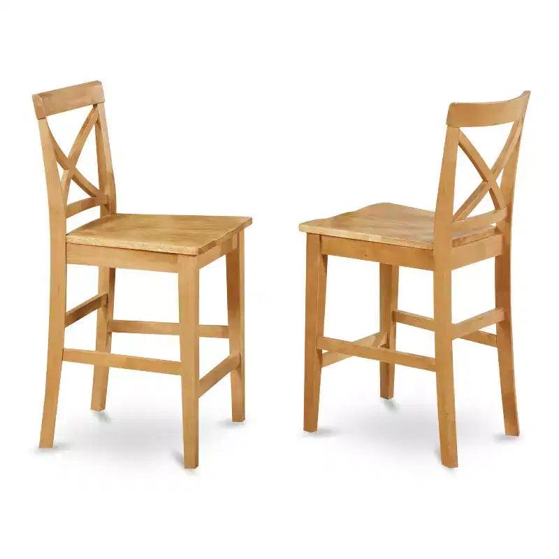Set tavolo da pranzo altezza bancone - Tavolo e sedie da cucina 3 pezzi - Stile moderno rustico