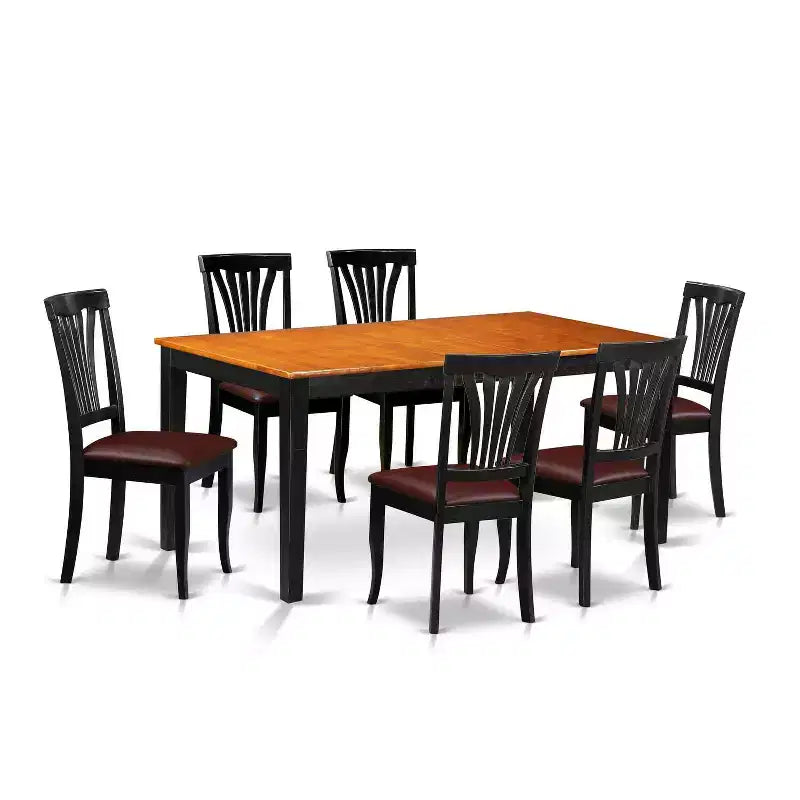 Victorian Dining Table Set - Kitchen Dinette Table & Chairs - Elegant Design