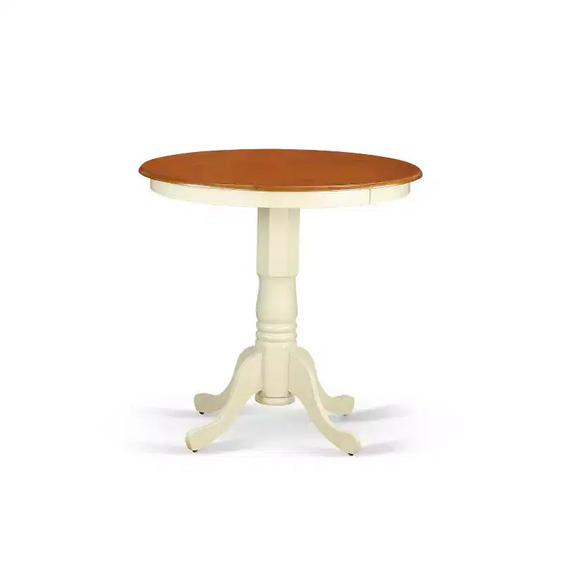 Set da pranzo Glam ad altezza bancone - Tavolo e sedie moderni da cucina a 5 pezzi