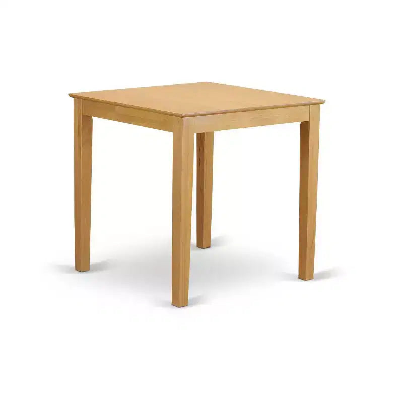 Set da pranzo ad altezza bancone - Tavolo da pub e sgabelli - Design moderno - Legno asiatico - Finitura marrone