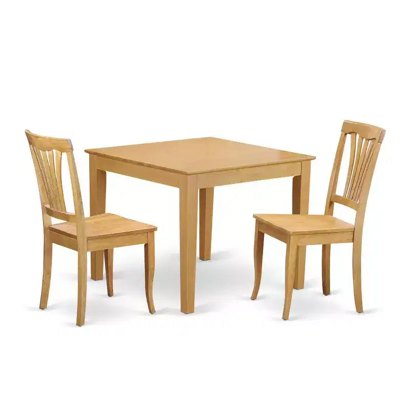 Dining Room Table Set - Kitchen Table with 4 Chairs - Hardwood Construction - Victorian Style - Elegant Design