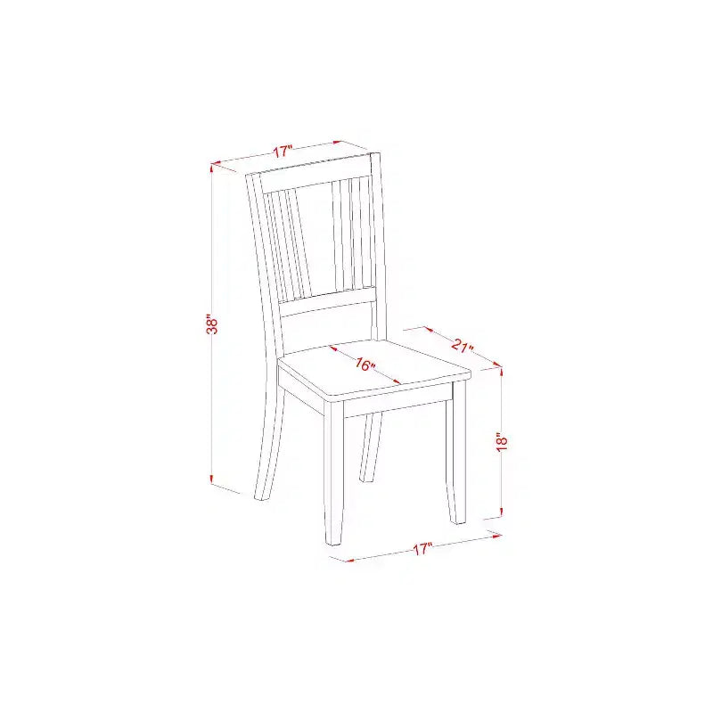 Set tavolo da pranzo rustico - Tavolo quadrato e 2 sedie - Legno massello, design floreale - Accogliente sala da pranzo o cucina