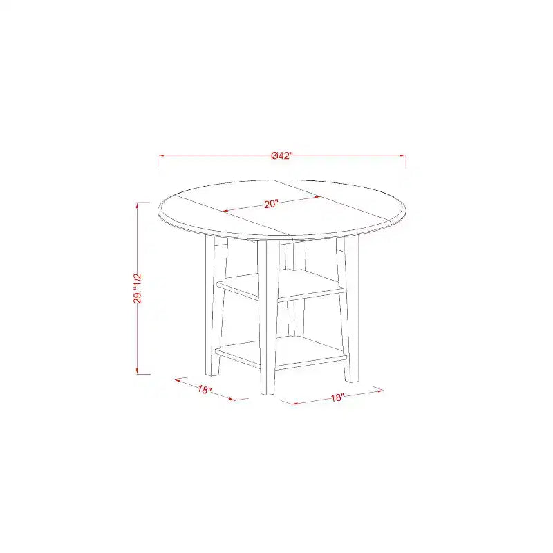 Set da Pranzo Rotondo con Ante a Scomparsa - Set Tavolo e 2 Sedie - Finitura Bianco Lino - Mobili Moderni per Cucina e Sala da Pranzo