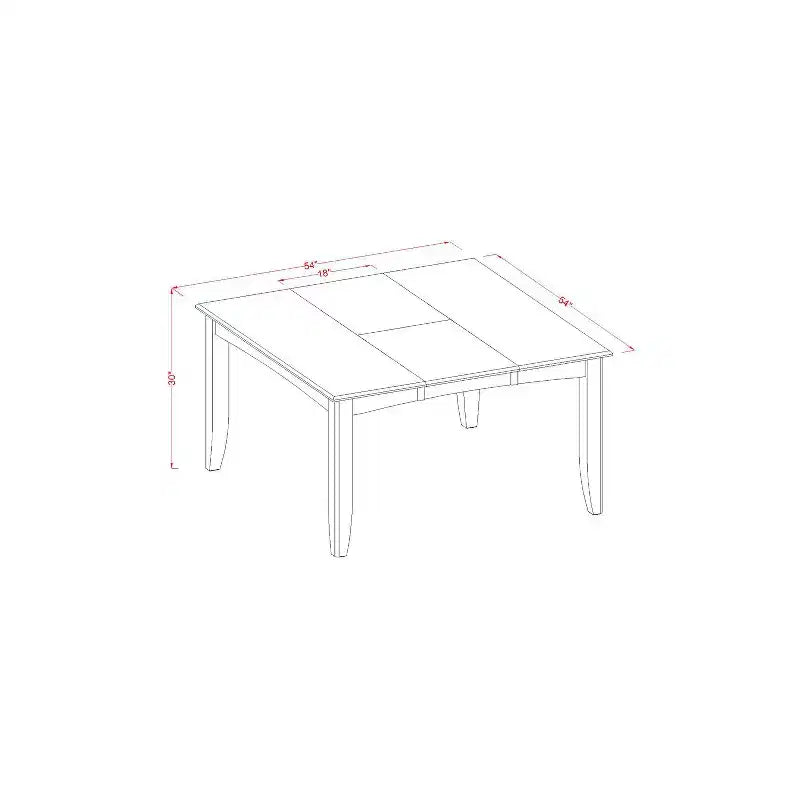 Set da pranzo - Tavolo e sedie da 9 pezzi - Set da pranzo per cucina - Design moderno