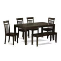 Art Deco Dining Set - 9 Piece Kitchen Table & Chair Set - 40x78 Inch Rectangle Table